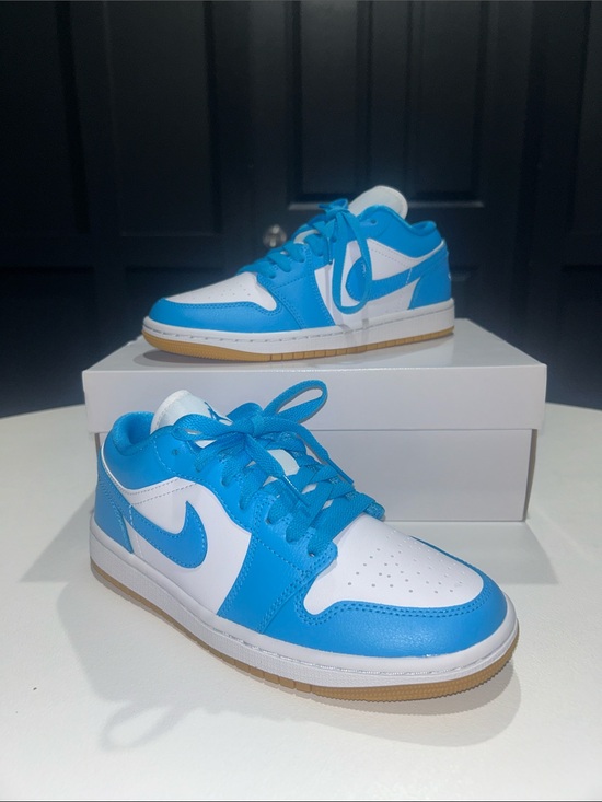 Jordan Shoes - Jordan 1 Low “White Gum Light Brown Dark Powder Blue” Women’s Size 7